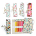 Pencil Roll Up Pencil Case seamiart Canvas Pencil Roll Wrap Pen Bag Factory